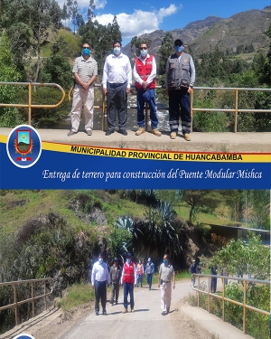 ENTREGA DE TERRENO PARA CONSTRUCCIÓN DE PUENTE MODULAR MISHCA