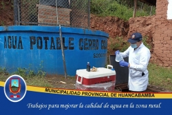 MUNICIPALIDAD REALIZA TRABAJOS PARA MEJORAR LA CALIDAD DE AGUA.