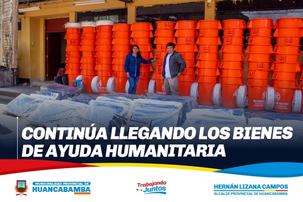 CONTINÚA LLEGANDO LOS BIENES DE AYUDA HUMANITARIA