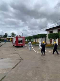 MUNICIPALIDAD PROVINCIAL REALIZÓ DESINFECCIÓN EN DISTRITOS DE SÓNDOR Y SONDORILLO