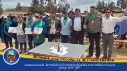 JURAMENTACIÓN DE AUTORIDADES DE LA MUNICIPALIDAD DEL CENTRO POBLADO HUAMANÍ