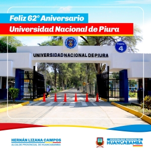 FELIZ 62 AÑOS UNIVERSIDAD NACIONAL DE PIURA