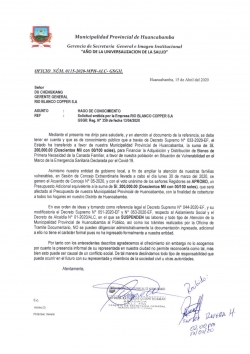 Oficio NÚM° 0115-2020-MPH-ALC-GSGIL
