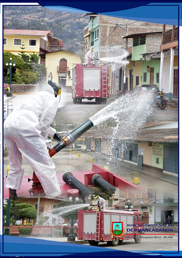 MUNICIPALIDAD REALIZÓ TRABAJOS DE LIMPIEZA Y DEFINFECCIÓN DE CALLES Y VEREDAS