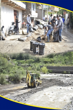 Trabajos de limpieza y descolmatación