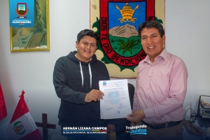 MPH ENTREGA KITS DE ROPA A ALCALDE DEL DISTRITO DE SONDOR