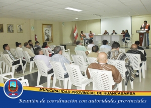 REUNIÓN DE COORDINACIÓN CON AUTORIDADES DE LA PROVINCIA