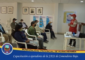 CAPACITACIÓN A OPERADORES DE LA JASS DE COMENDEROS BAJO