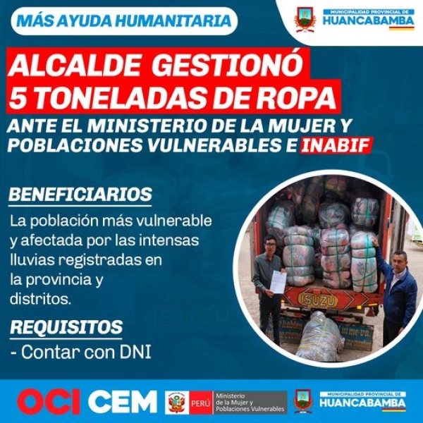 MAS AYUDA HUMANITARIA